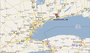 Bowmanville on map